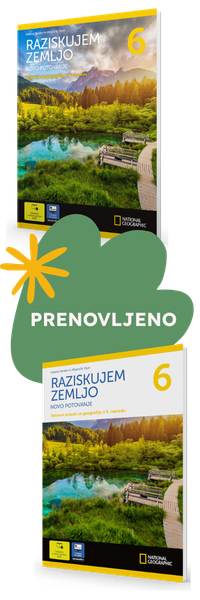 Naslovnice serij Raziskujem za geografijo